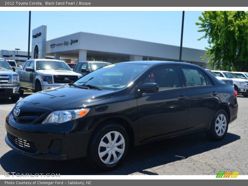 Black Sand Pearl / Bisque 2012 Toyota Corolla