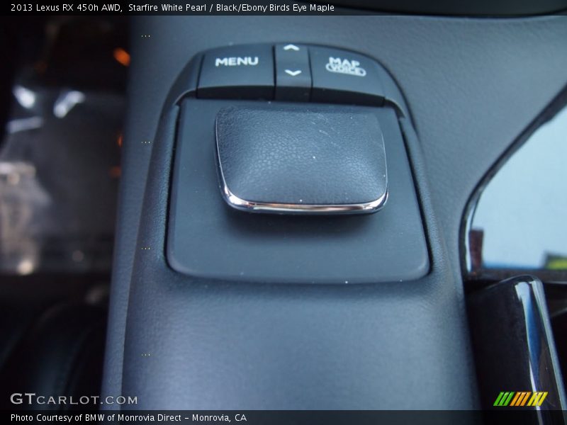 Starfire White Pearl / Black/Ebony Birds Eye Maple 2013 Lexus RX 450h AWD