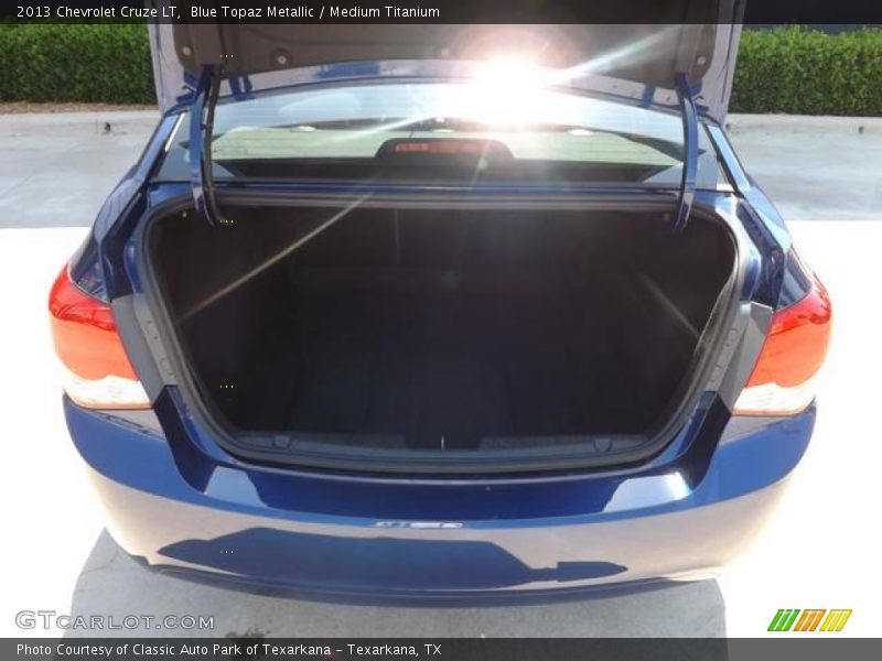 Blue Topaz Metallic / Medium Titanium 2013 Chevrolet Cruze LT