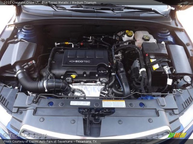 Blue Topaz Metallic / Medium Titanium 2013 Chevrolet Cruze LT