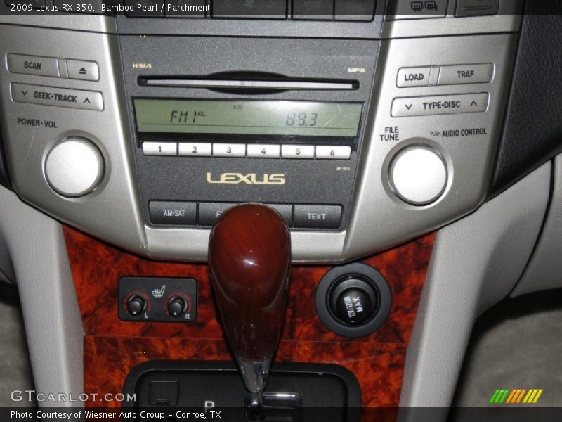 Controls of 2009 RX 350