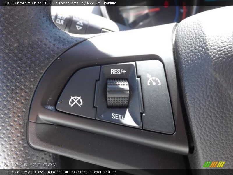Blue Topaz Metallic / Medium Titanium 2013 Chevrolet Cruze LT