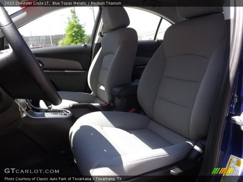 Blue Topaz Metallic / Medium Titanium 2013 Chevrolet Cruze LT