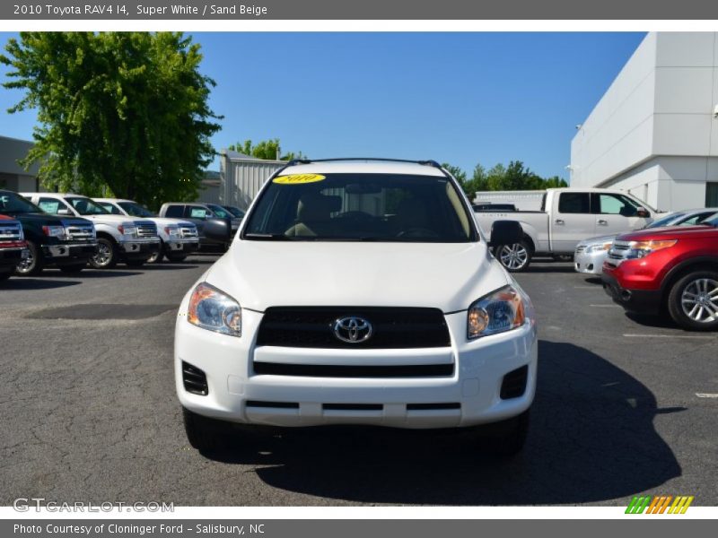 Super White / Sand Beige 2010 Toyota RAV4 I4