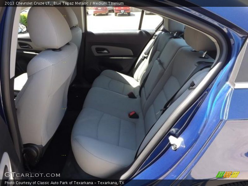Blue Topaz Metallic / Medium Titanium 2013 Chevrolet Cruze LT