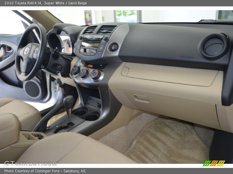 Super White / Sand Beige 2010 Toyota RAV4 I4