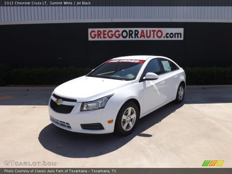 Summit White / Jet Black 2013 Chevrolet Cruze LT