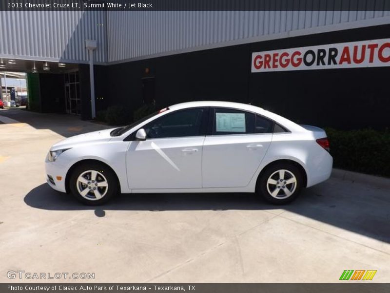 Summit White / Jet Black 2013 Chevrolet Cruze LT
