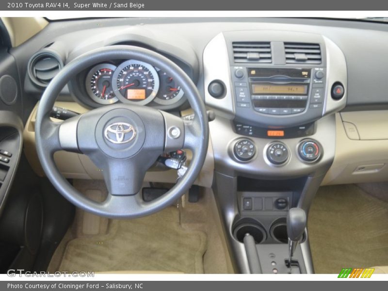 Super White / Sand Beige 2010 Toyota RAV4 I4