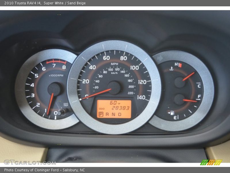 Super White / Sand Beige 2010 Toyota RAV4 I4