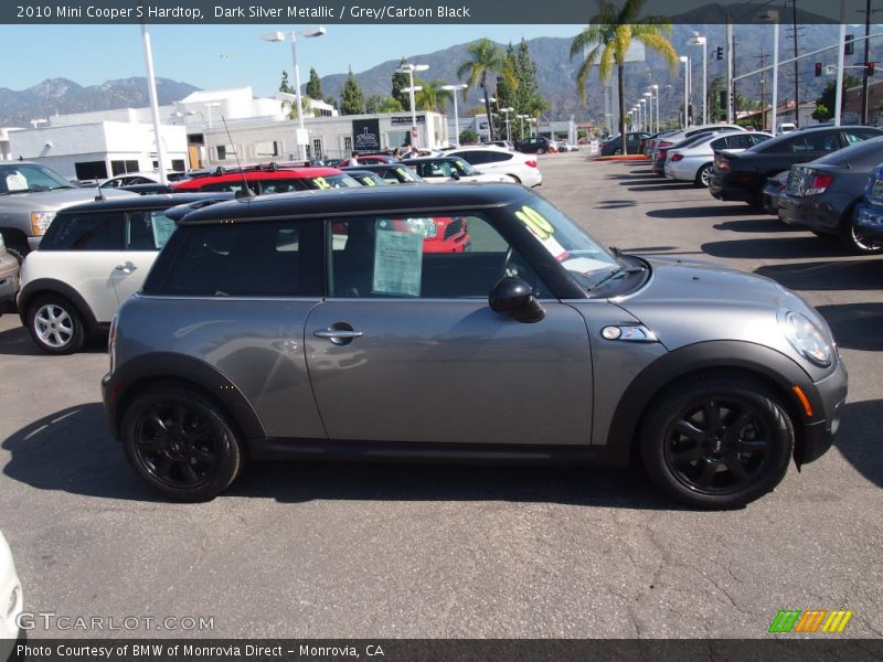 Dark Silver Metallic / Grey/Carbon Black 2010 Mini Cooper S Hardtop