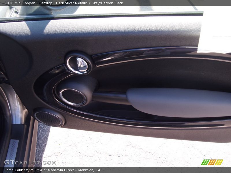 Dark Silver Metallic / Grey/Carbon Black 2010 Mini Cooper S Hardtop