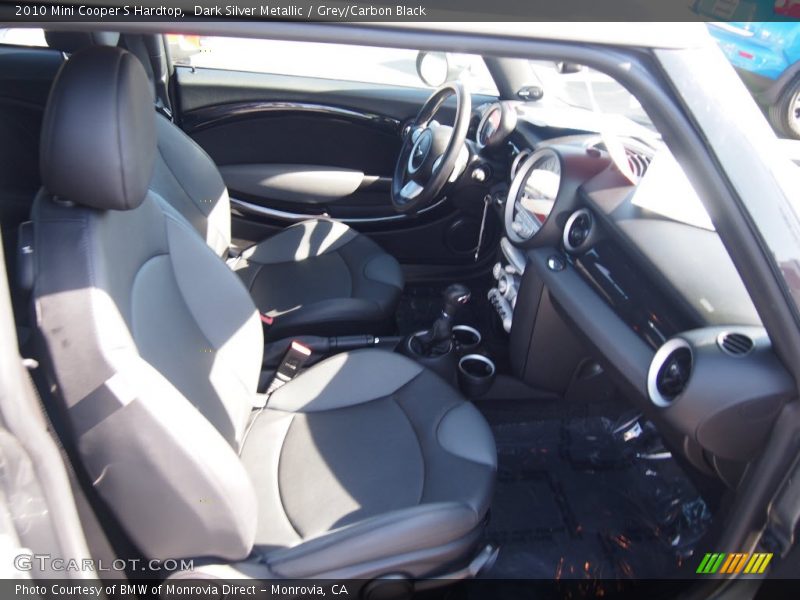 Dark Silver Metallic / Grey/Carbon Black 2010 Mini Cooper S Hardtop