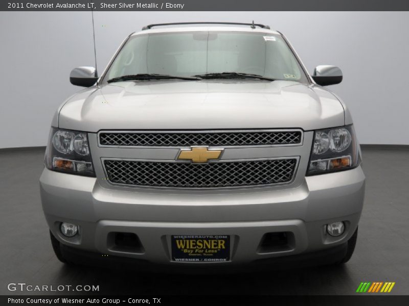 Sheer Silver Metallic / Ebony 2011 Chevrolet Avalanche LT