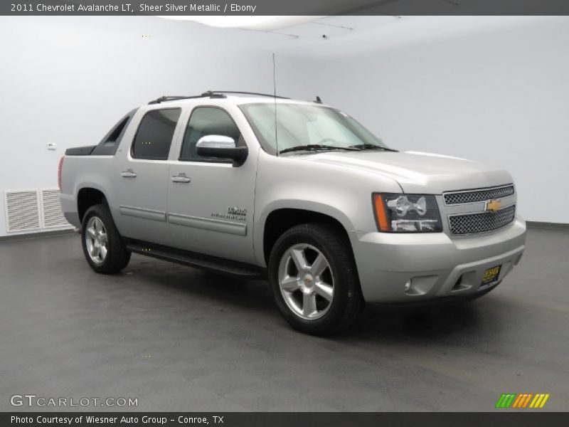 Sheer Silver Metallic / Ebony 2011 Chevrolet Avalanche LT