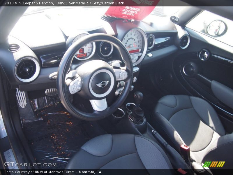 Dark Silver Metallic / Grey/Carbon Black 2010 Mini Cooper S Hardtop