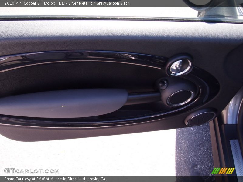 Dark Silver Metallic / Grey/Carbon Black 2010 Mini Cooper S Hardtop