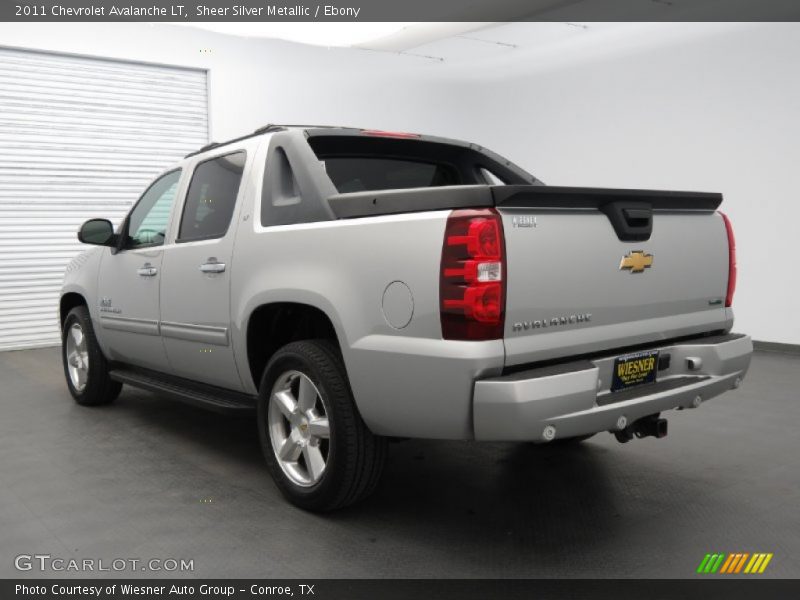 Sheer Silver Metallic / Ebony 2011 Chevrolet Avalanche LT