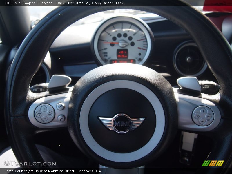 Dark Silver Metallic / Grey/Carbon Black 2010 Mini Cooper S Hardtop
