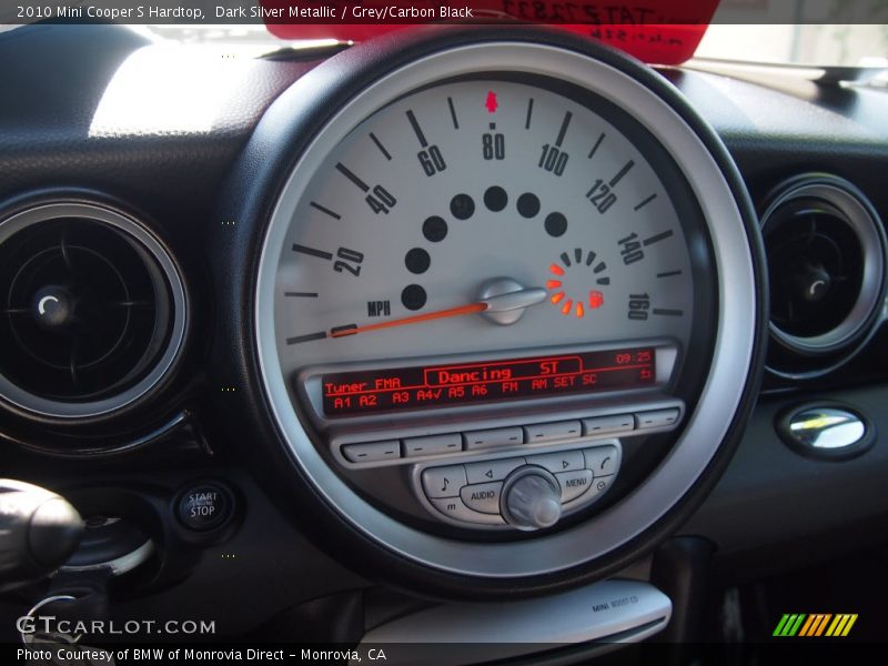 Dark Silver Metallic / Grey/Carbon Black 2010 Mini Cooper S Hardtop