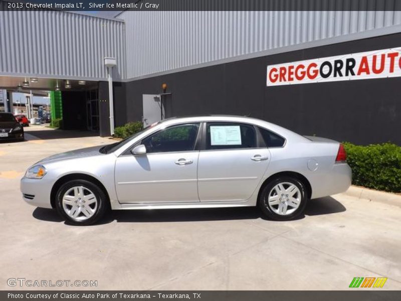 Silver Ice Metallic / Gray 2013 Chevrolet Impala LT