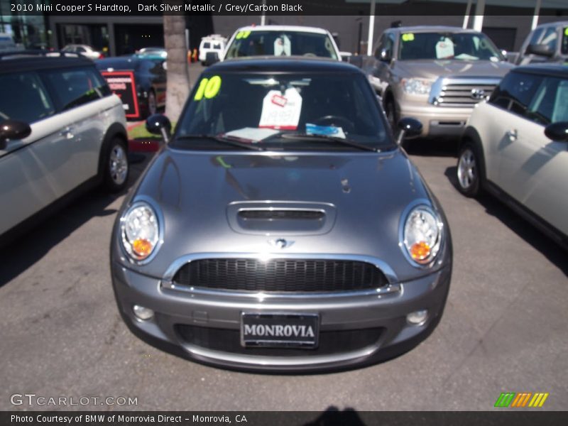 Dark Silver Metallic / Grey/Carbon Black 2010 Mini Cooper S Hardtop