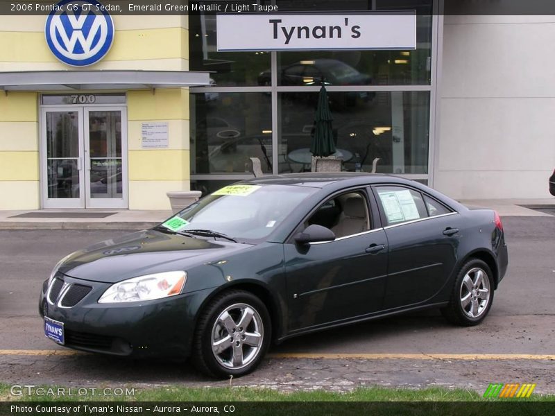 Emerald Green Metallic / Light Taupe 2006 Pontiac G6 GT Sedan