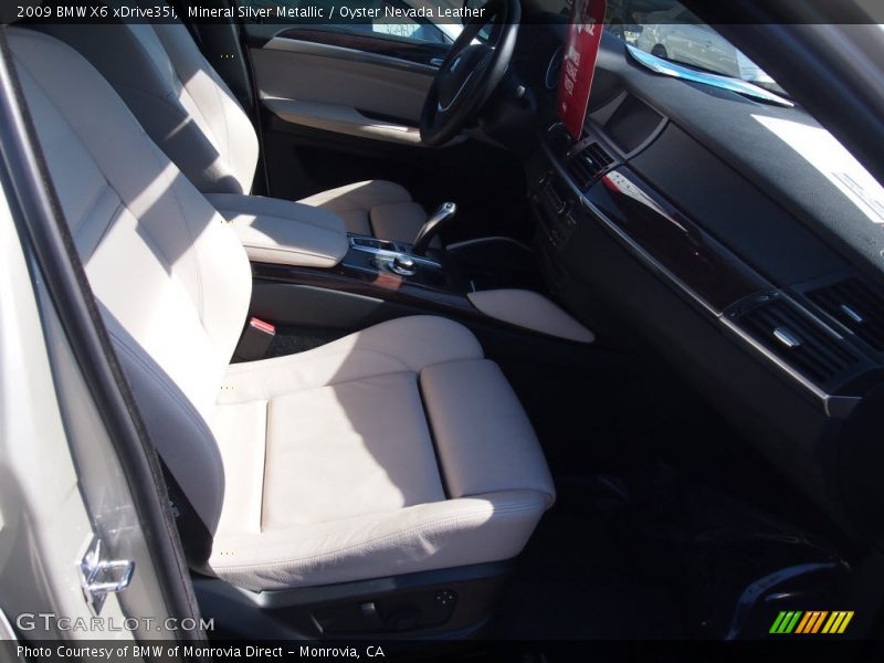 Mineral Silver Metallic / Oyster Nevada Leather 2009 BMW X6 xDrive35i