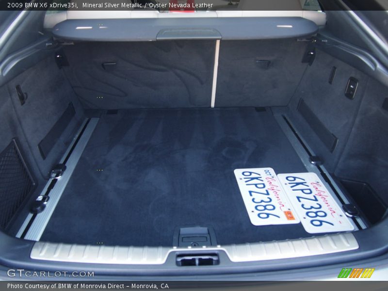 Mineral Silver Metallic / Oyster Nevada Leather 2009 BMW X6 xDrive35i