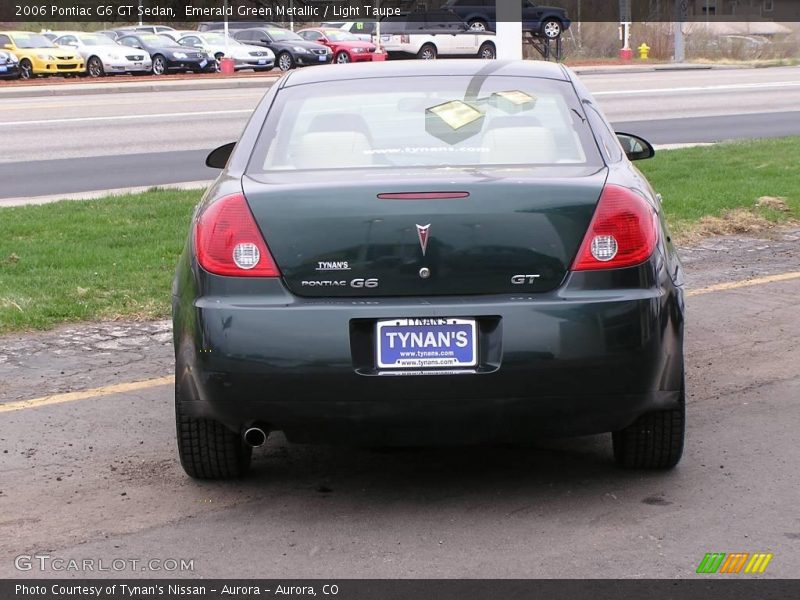 Emerald Green Metallic / Light Taupe 2006 Pontiac G6 GT Sedan