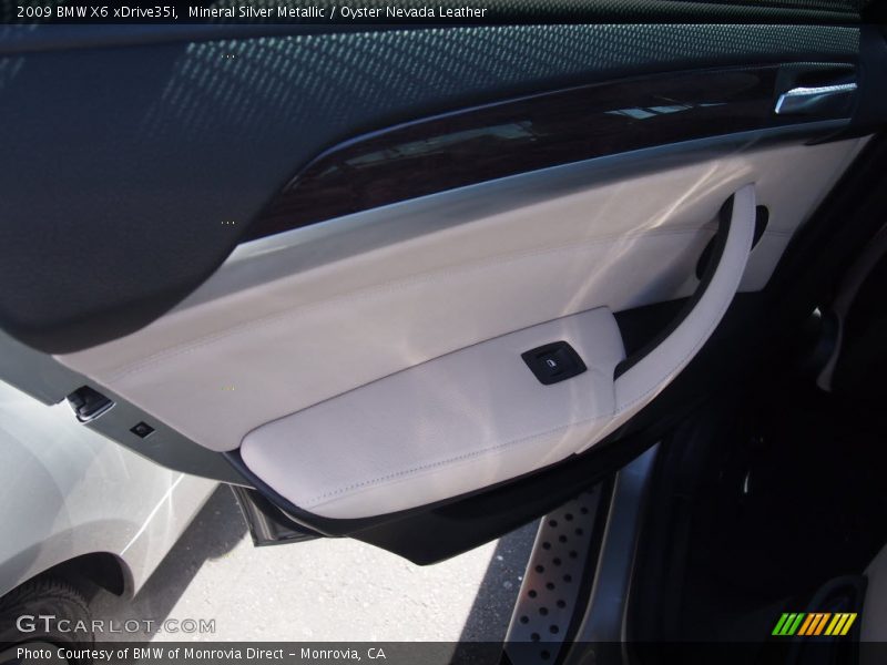 Mineral Silver Metallic / Oyster Nevada Leather 2009 BMW X6 xDrive35i