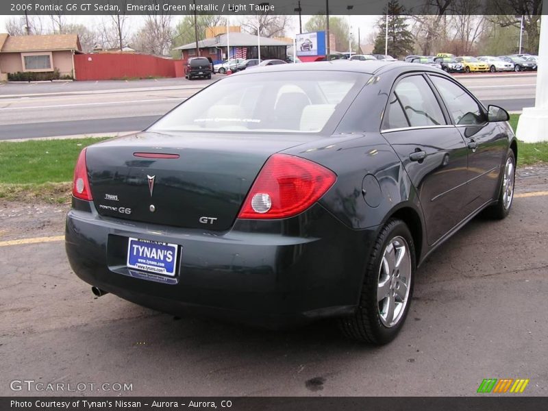 Emerald Green Metallic / Light Taupe 2006 Pontiac G6 GT Sedan
