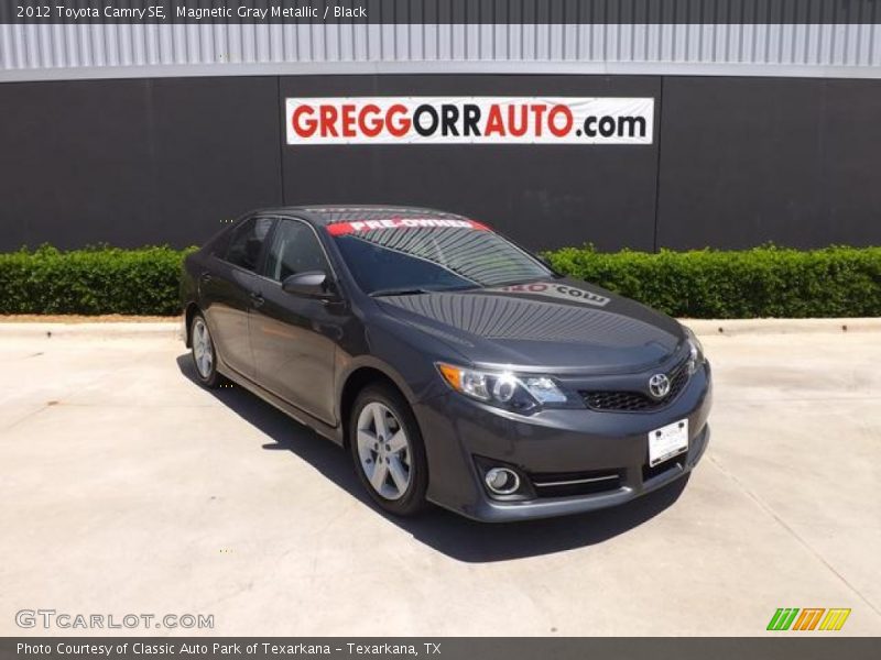 Magnetic Gray Metallic / Black 2012 Toyota Camry SE