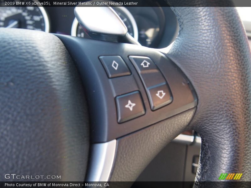 Mineral Silver Metallic / Oyster Nevada Leather 2009 BMW X6 xDrive35i