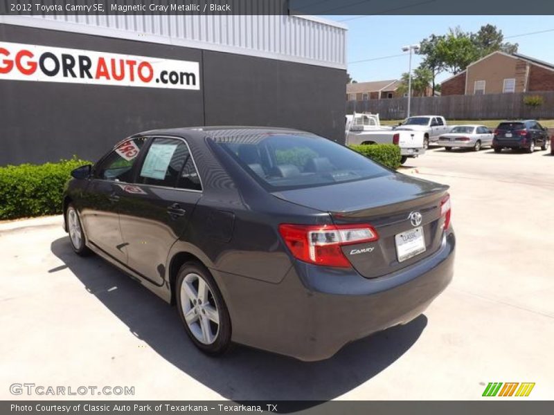 Magnetic Gray Metallic / Black 2012 Toyota Camry SE