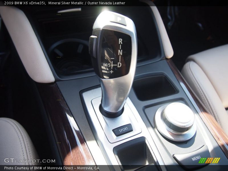 Mineral Silver Metallic / Oyster Nevada Leather 2009 BMW X6 xDrive35i