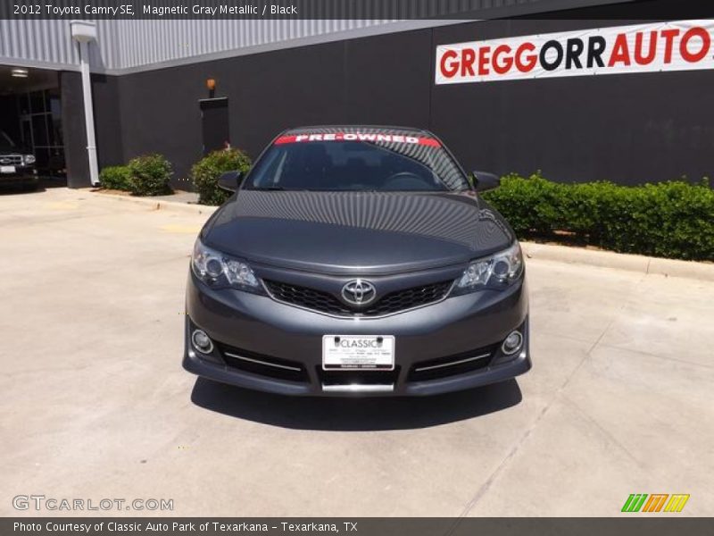 Magnetic Gray Metallic / Black 2012 Toyota Camry SE