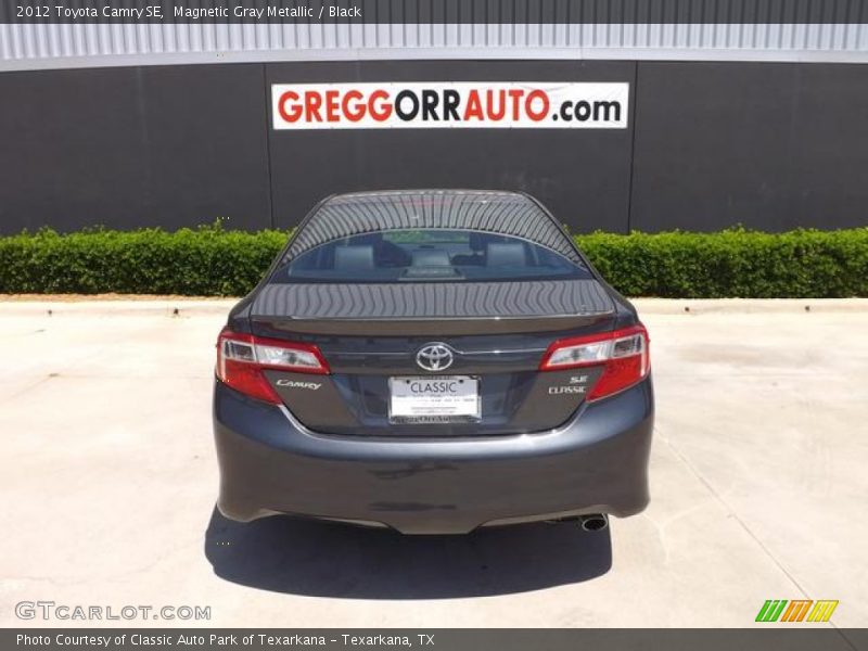 Magnetic Gray Metallic / Black 2012 Toyota Camry SE
