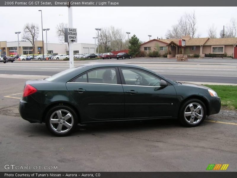Emerald Green Metallic / Light Taupe 2006 Pontiac G6 GT Sedan