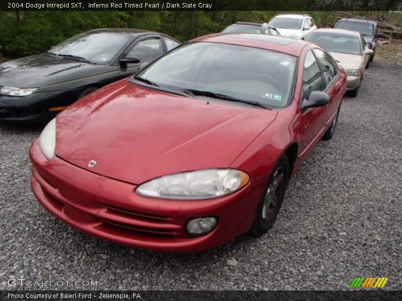 Inferno Red Tinted Pearl / Dark Slate Gray 2004 Dodge Intrepid SXT