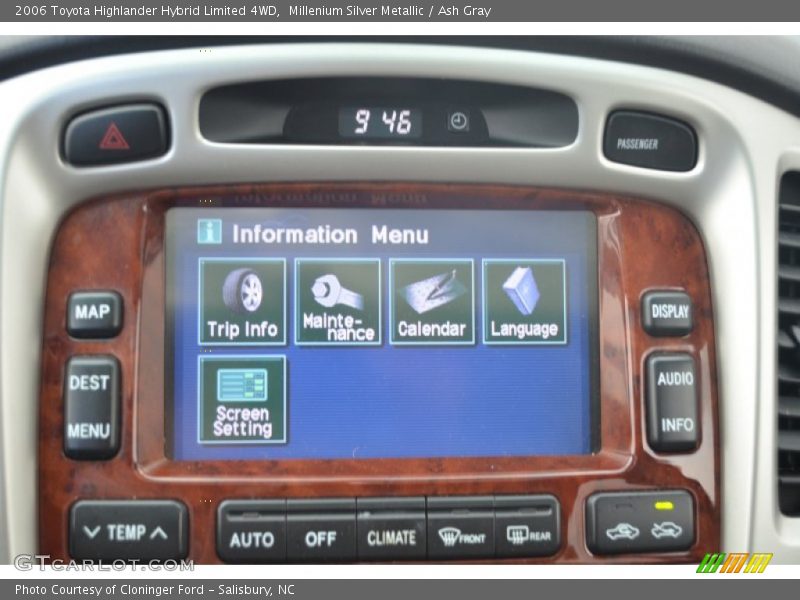 Millenium Silver Metallic / Ash Gray 2006 Toyota Highlander Hybrid Limited 4WD