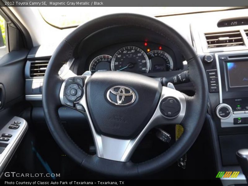 Magnetic Gray Metallic / Black 2012 Toyota Camry SE
