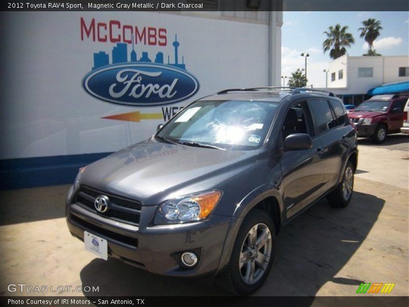 Magnetic Gray Metallic / Dark Charcoal 2012 Toyota RAV4 Sport