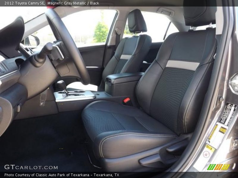Magnetic Gray Metallic / Black 2012 Toyota Camry SE