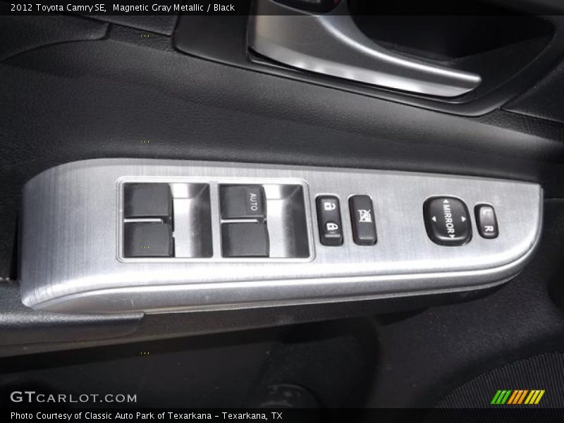 Magnetic Gray Metallic / Black 2012 Toyota Camry SE
