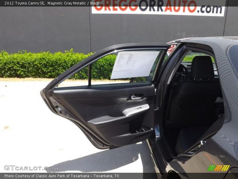 Magnetic Gray Metallic / Black 2012 Toyota Camry SE