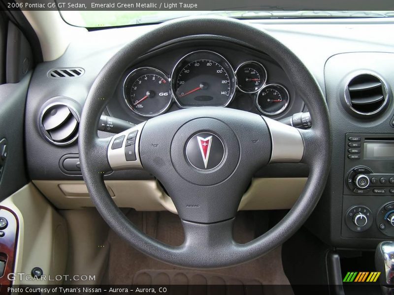 Emerald Green Metallic / Light Taupe 2006 Pontiac G6 GT Sedan