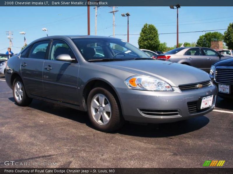 Dark Silver Metallic / Ebony Black 2008 Chevrolet Impala LT