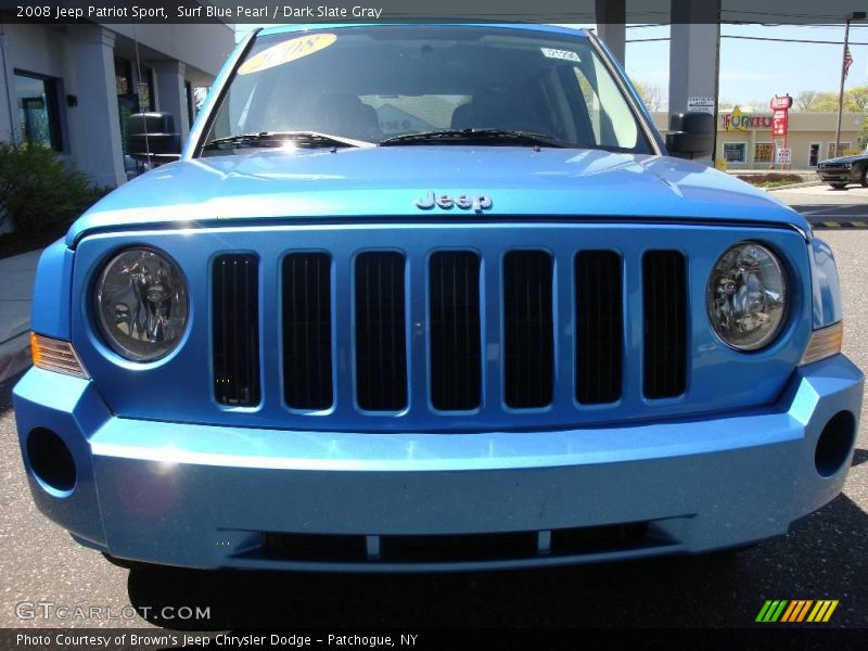Surf Blue Pearl / Dark Slate Gray 2008 Jeep Patriot Sport
