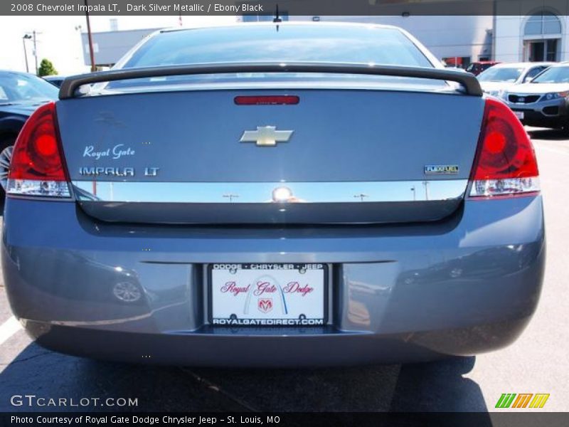 Dark Silver Metallic / Ebony Black 2008 Chevrolet Impala LT